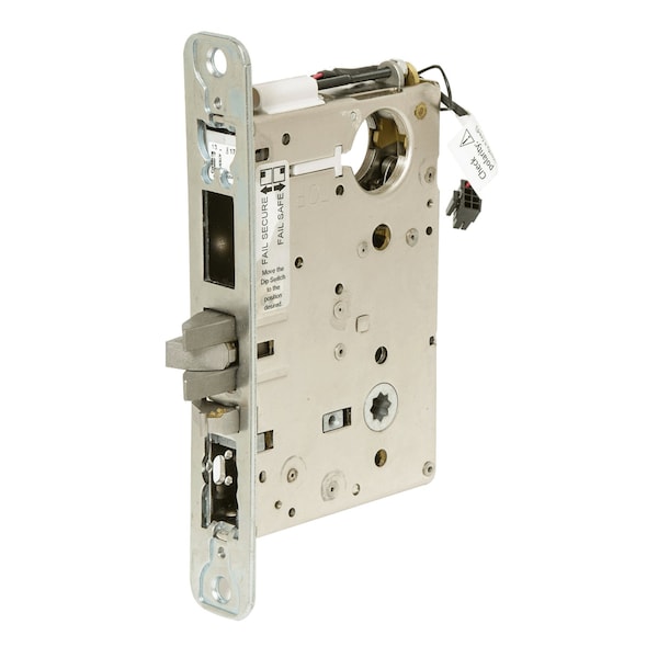 Grade 1 Fail Secure Electrified Mortise Lock, Outside Grip Locked when Not Energized, Outside Cylind